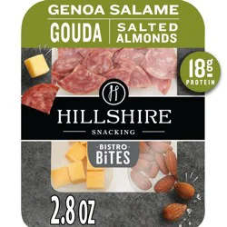 Hillshire Farm Hillshire Snacking Bistro Bites with Genoa Salami, Gouda & Salted Almonds - 2.8oz