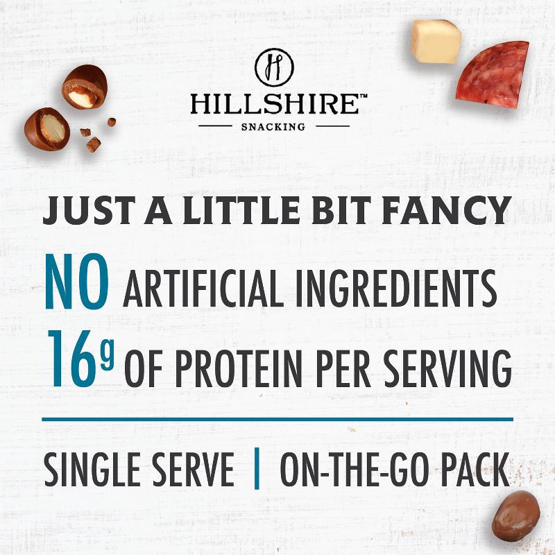 slide 2 of 5, Hillshire Farm Hillshire Snacking Bistro Bites with Italian Dry Salami, White Cheddar & Chocolate Almonds - 2.8oz, 2.8 oz