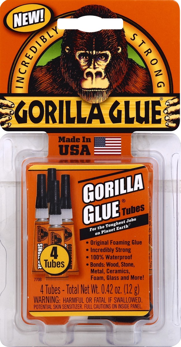 slide 2 of 2, Gorilla Mini Glue Sticks, 4 ct