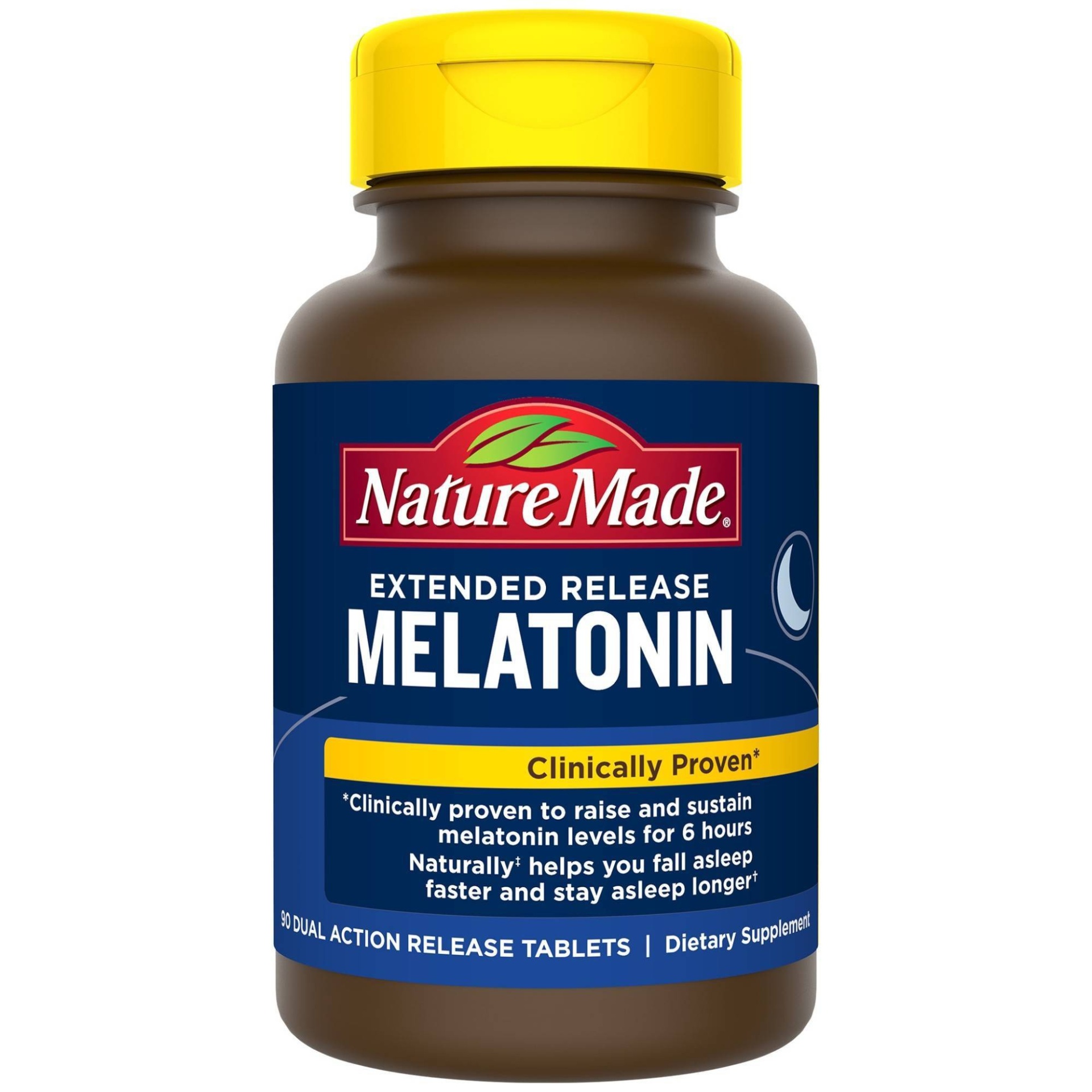 slide 1 of 5, Nature Made Melatonin Extended Release Tablets, 90 ct
