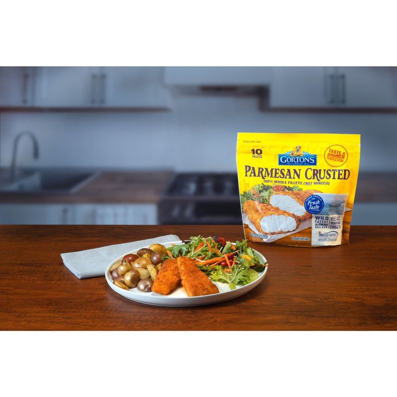 slide 3 of 7, Gorton's Parmesan Crusted Fish Fillets - Frozen - 18.2oz, 18.2 oz