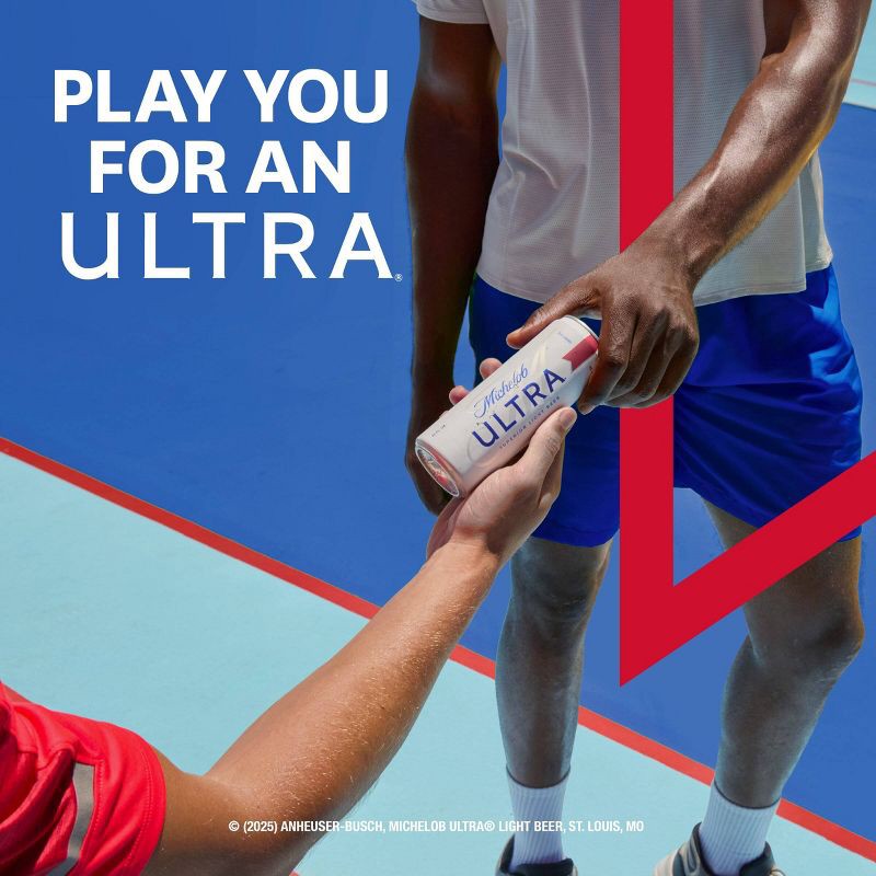 slide 5 of 9, Michelob ULTRA Superior Light American Lager Beer - 25 fl oz Can, 25 fl oz