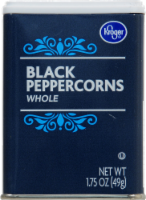 slide 1 of 1, Kroger Whole Black Peppercorns, 1.75 oz