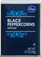Kroger Whole Black Peppercorns