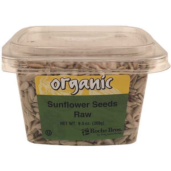 slide 1 of 1, Roche Bros. Organic Sunflower Seeds, 9.5 oz