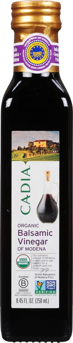 slide 6 of 9, Cadia Organic Balsamic Vinegar of Modena 8.45 fl oz, 8.45 fl oz