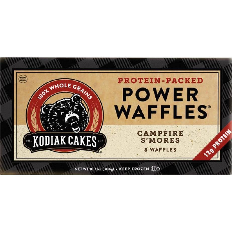 slide 1 of 7, Kodiak Cakes Power Waffles S'Mores Frozen Waffles, 10.72 oz