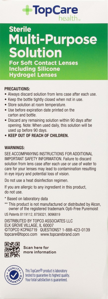 slide 5 of 9, Topcare Eye Solution Moisture, 12 oz