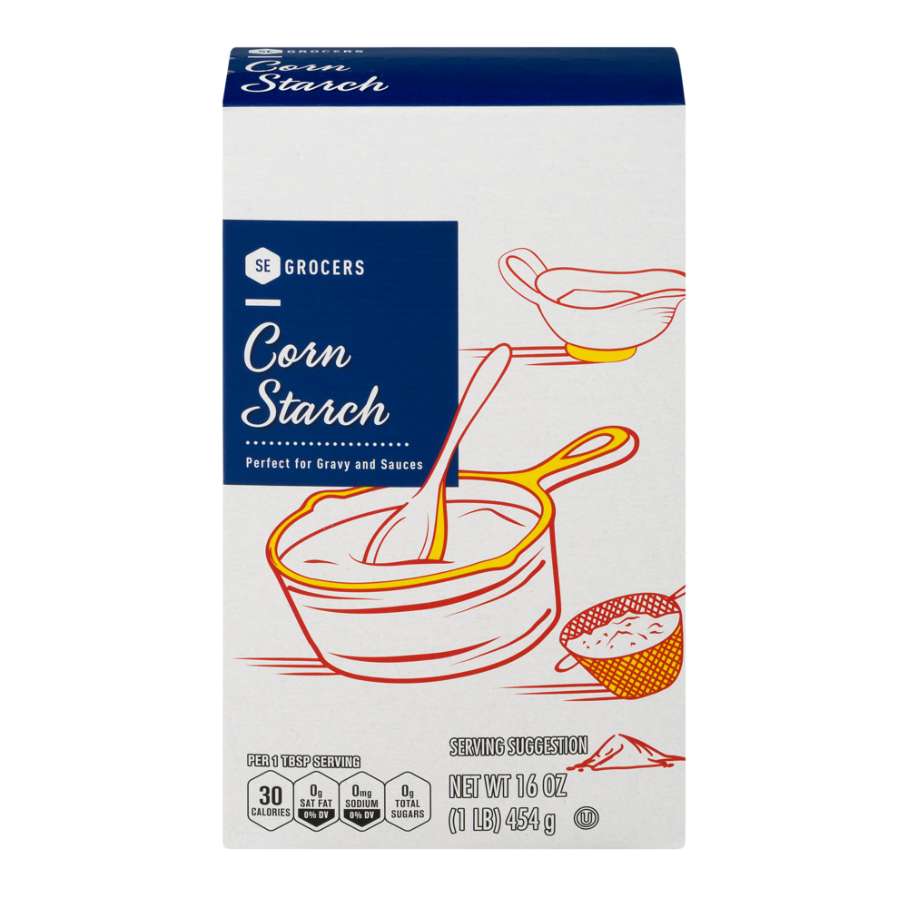 slide 1 of 1, SE Grocers Corn Starch - 16 oz, 16 oz