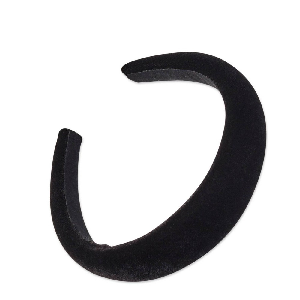 slide 2 of 3, scunci Comfy Padded Headband - Black, 1 ct