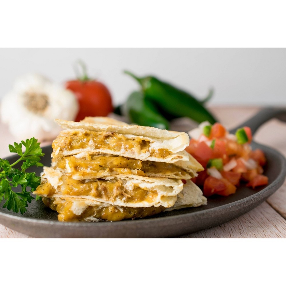 slide 3 of 3, Green Chile Food Company Green Chile Frozen Quesadilla Southwest Steak, 14 oz