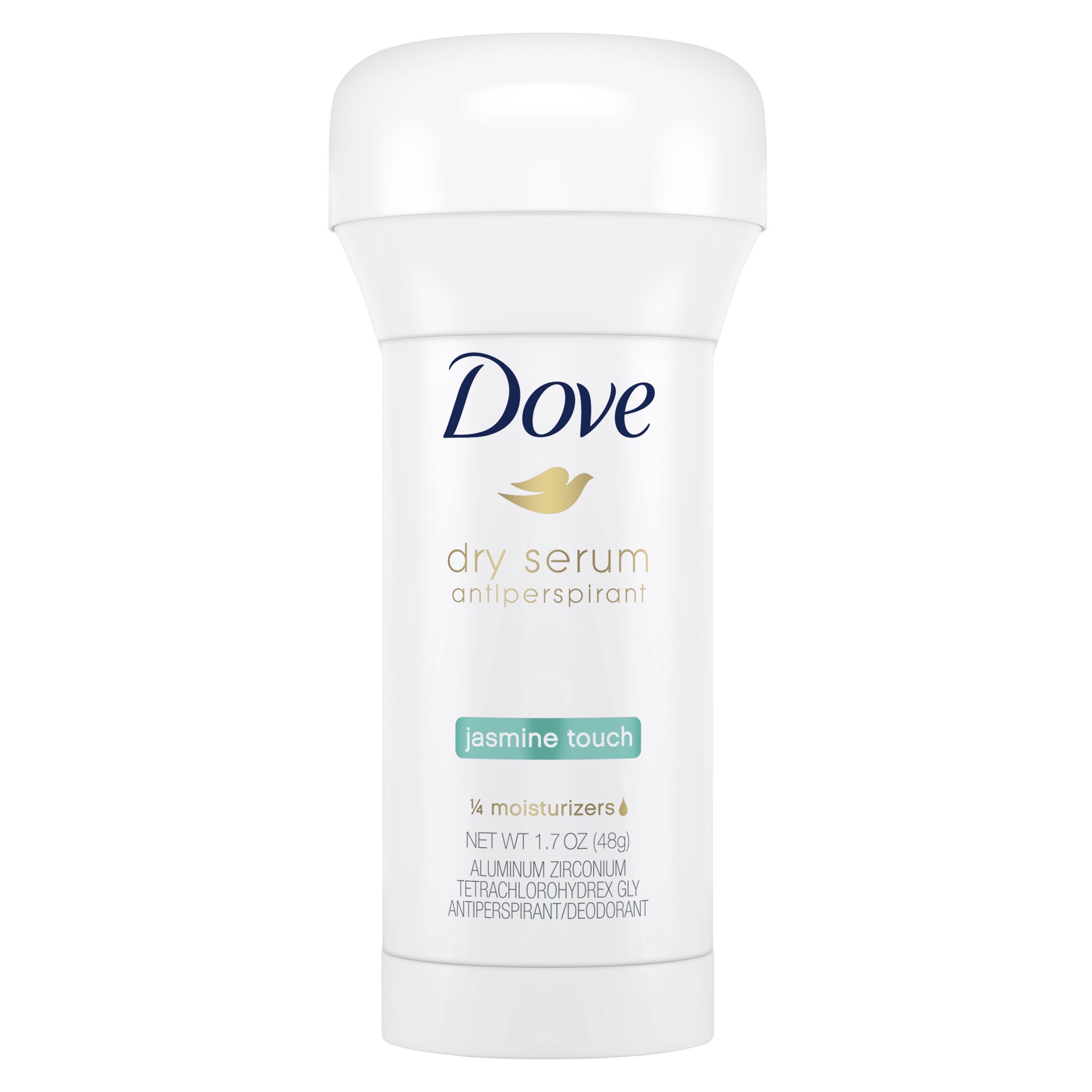 slide 1 of 4, Dove Dry Serum Antiperspirant Deodorant Jasmine Touch, 1.7 oz, 1.7 oz