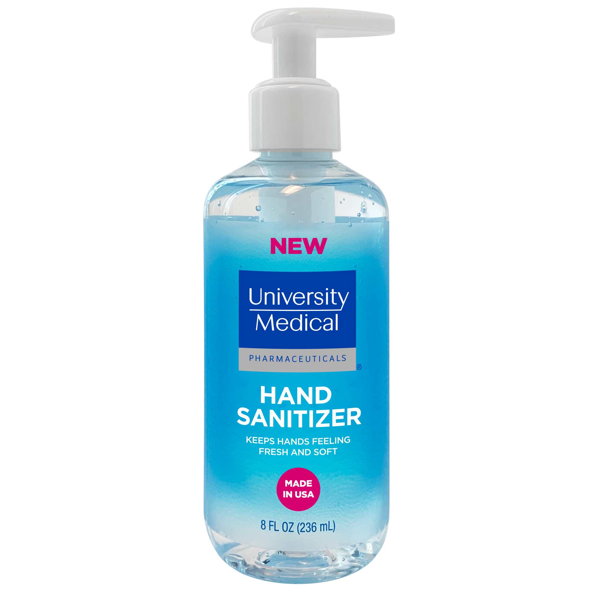 slide 1 of 1, University Medical Hand Sanitizer Gel, 8 oz