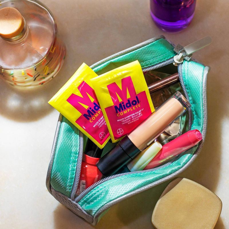 slide 7 of 9, Midol On the Go Menstrual Symptom Relief with Acetaminophen Tablets - 20ct, 20 ct