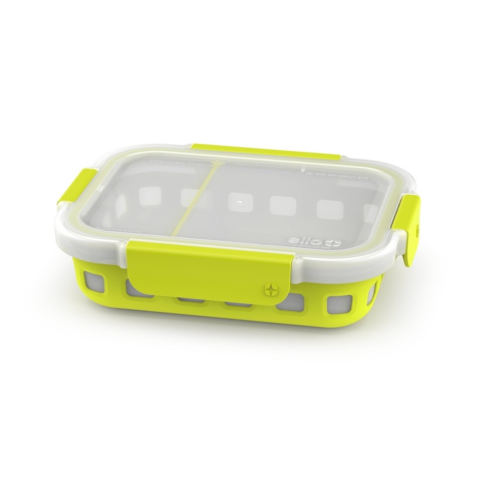 slide 3 of 3, Ello Sammie Kids Plastic Lunch Container - Yellow, 1 ct