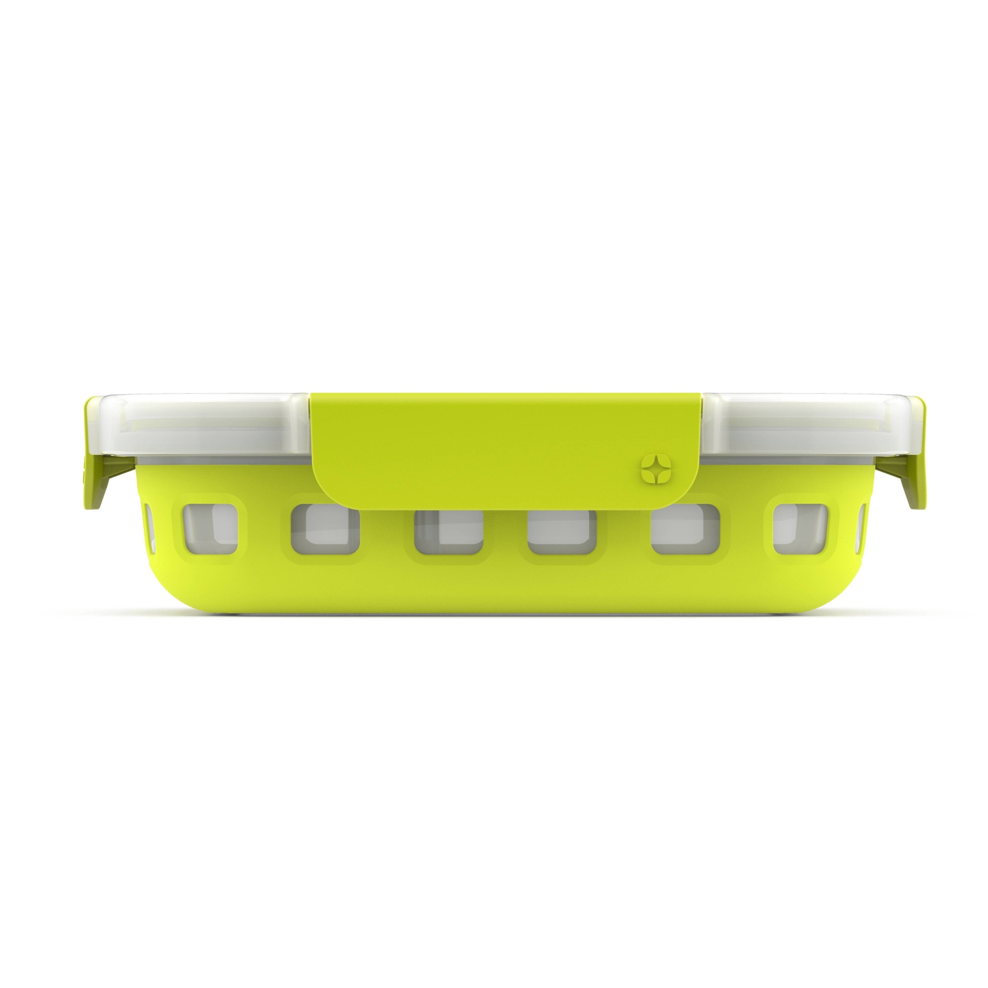 slide 1 of 3, Ello Sammie Kids Plastic Lunch Container - Yellow, 1 ct