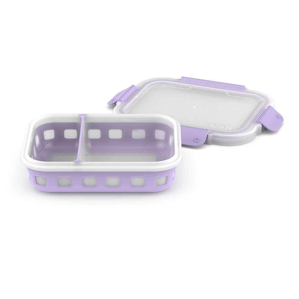 slide 3 of 3, Ello Sammie Kids Plastic Lunch Container - Purple, 1 ct