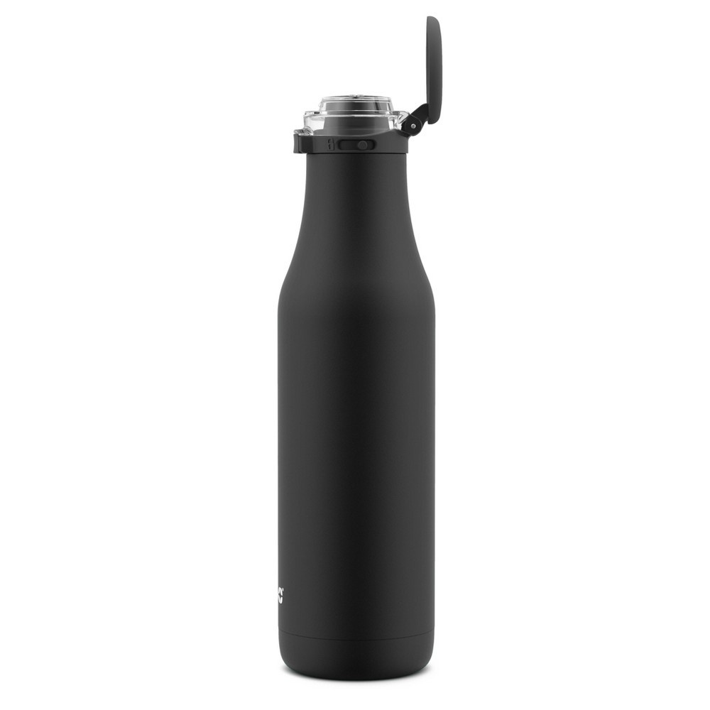 slide 4 of 5, Ello Roscoe Stainless Steel Water Bottle with Stickers Black, 18 oz