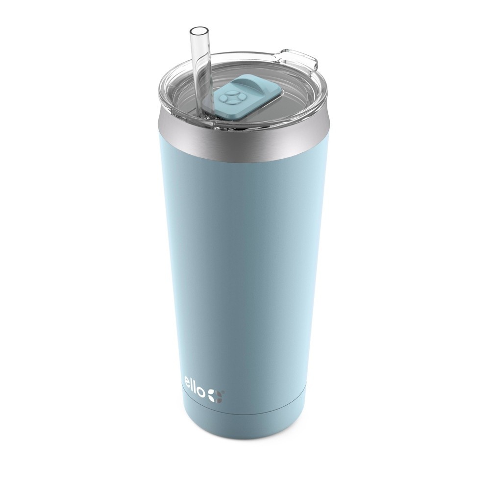 slide 2 of 4, Ello Beacon Vacuum Stainless Steel Tumbler - Light Blue, 20 oz