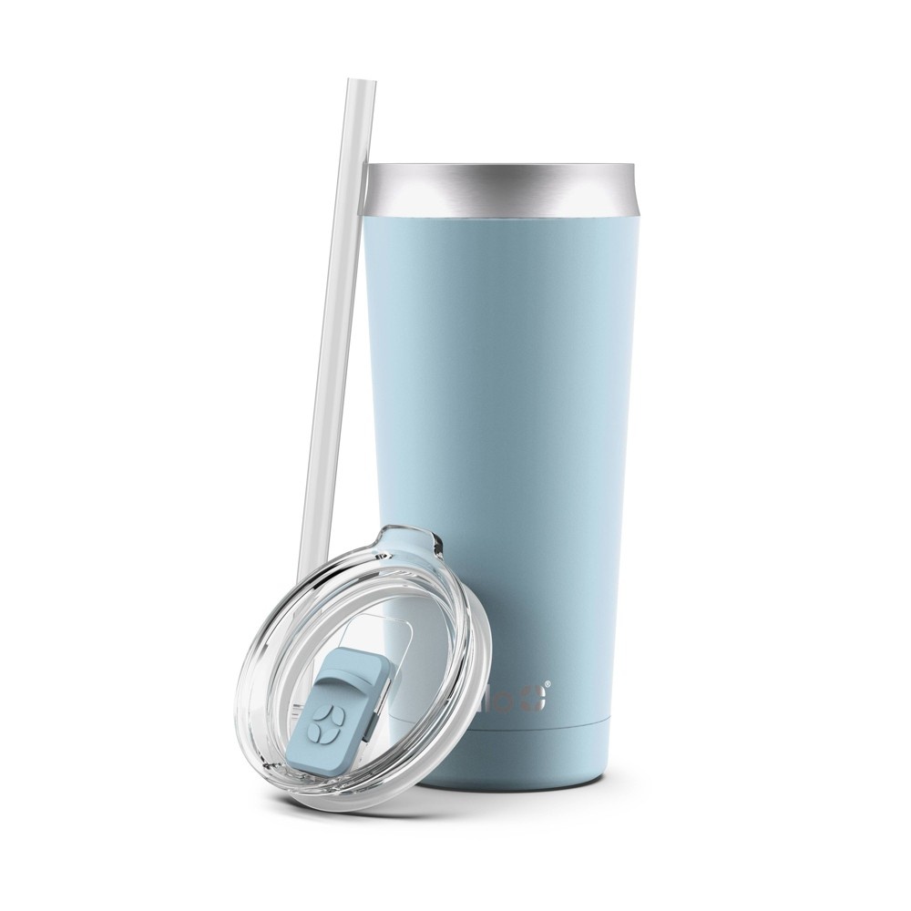 slide 3 of 4, Ello Beacon Vacuum Stainless Steel Tumbler - Light Blue, 20 oz