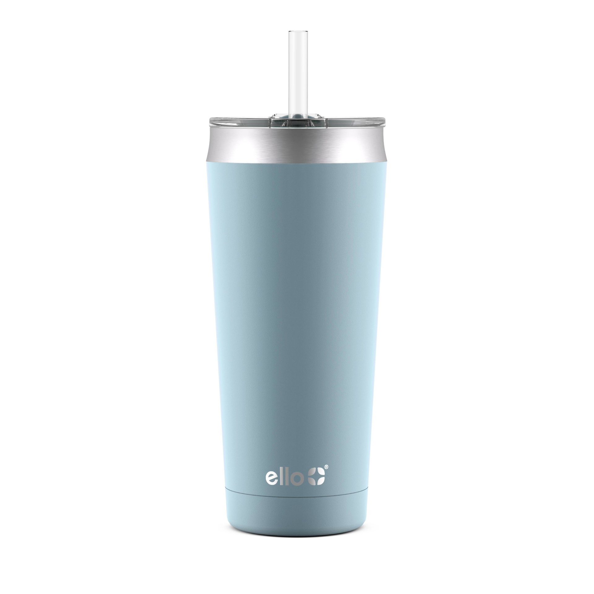 slide 1 of 4, Ello Beacon Vacuum Stainless Steel Tumbler - Light Blue, 20 oz