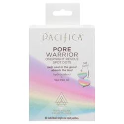 Pacifica Vegan Pore Warrior Overnight Rescue Spot Dots, 30 ct