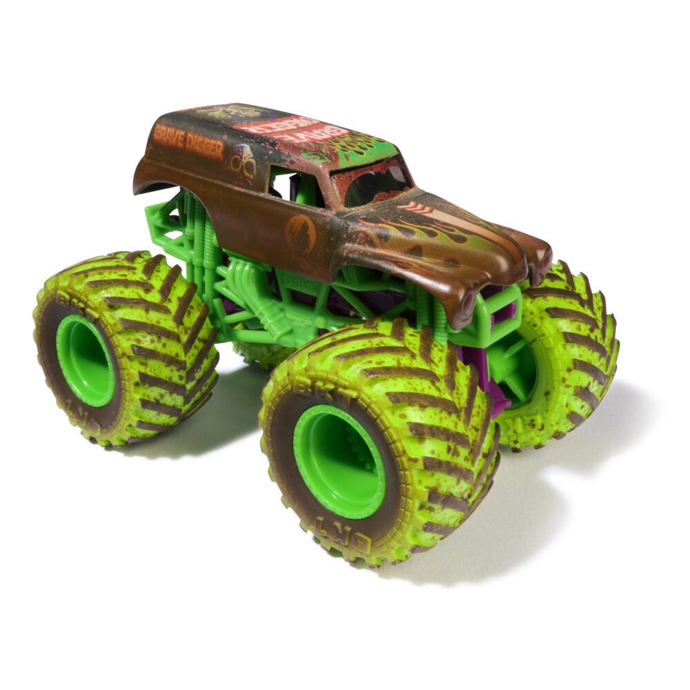 slide 5 of 6, Monster Jam Mud Blasters™ Grave Digger™ Color Change Truck, 1 ct