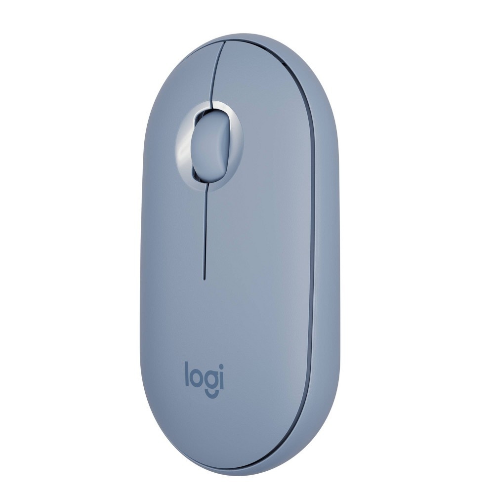 slide 2 of 6, Logitech Pebble Bluetooth Mouse M350 - Blue Gray, 1 ct