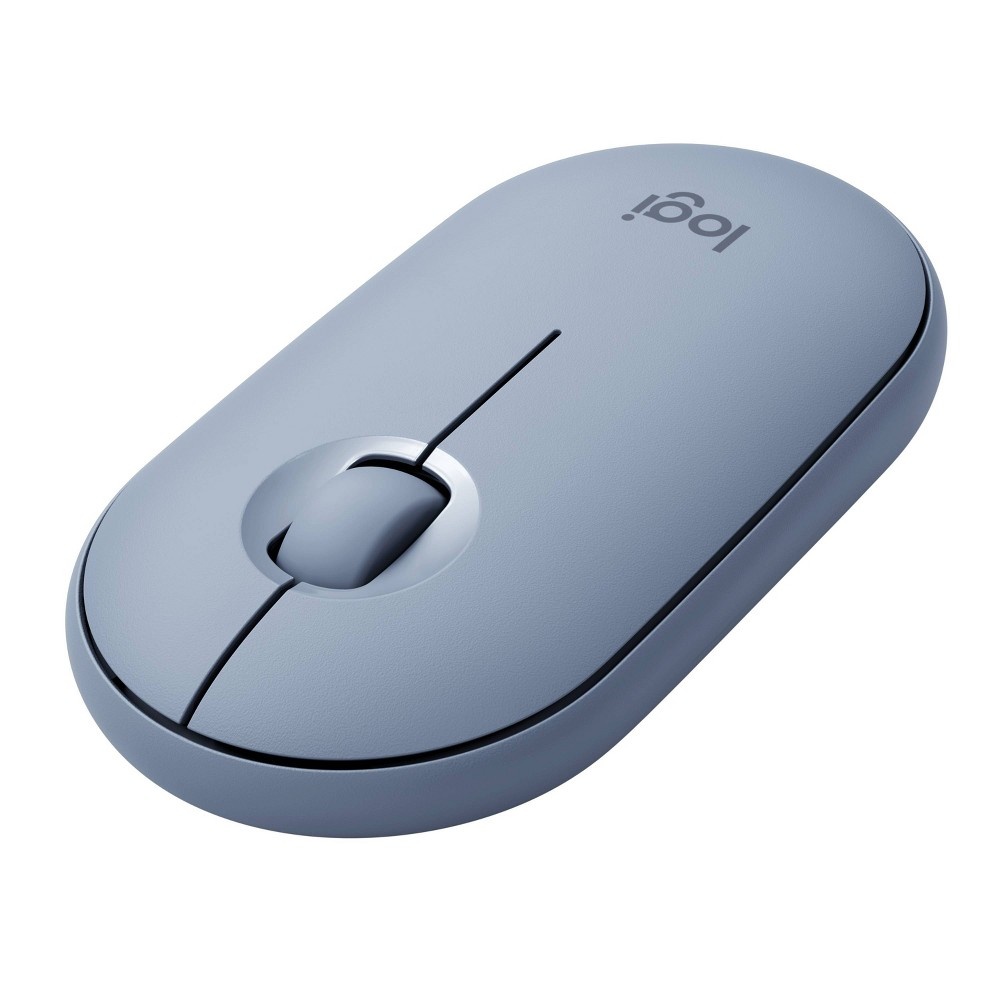 slide 3 of 6, Logitech Pebble Bluetooth Mouse M350 - Blue Gray, 1 ct