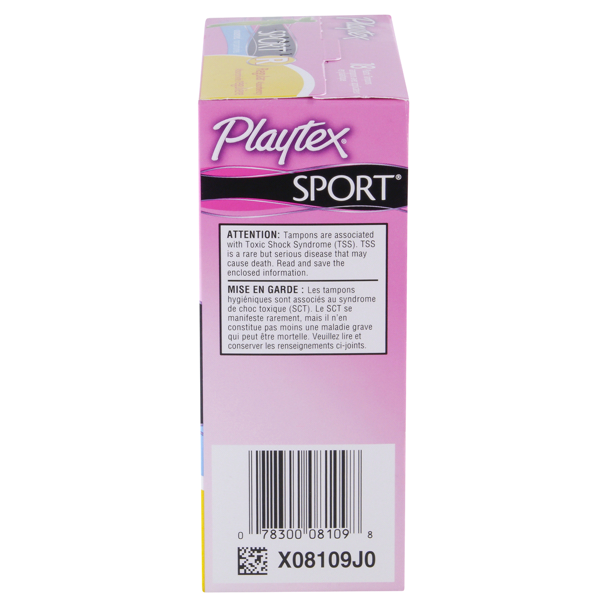 slide 5 of 6, Playtex Sport Regular Absorbency Unscented Plastic Tampons, 18 ct