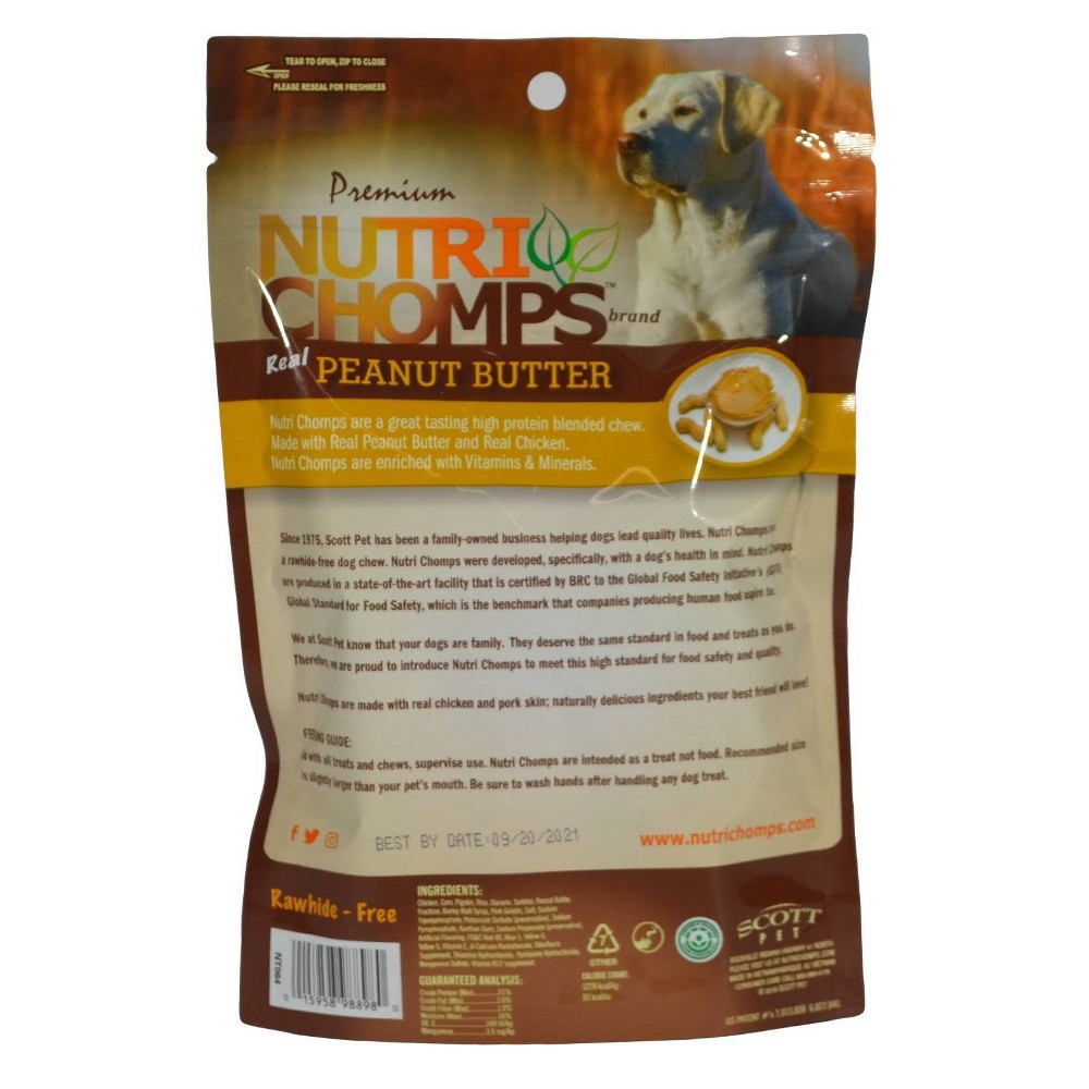 slide 4 of 4, Nutri Chomps Peanut Butter Mini Knot Dog Treats - 5.08oz, 5.08 oz