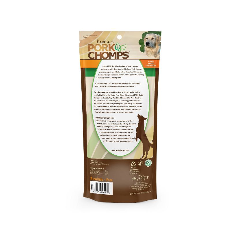 slide 2 of 5, Nutri Chomps Pork Chomps Chicken Wrapped Expanded Roll Chewy Dog Treats - 2ct/7.04oz, 2 ct, 7.04 oz