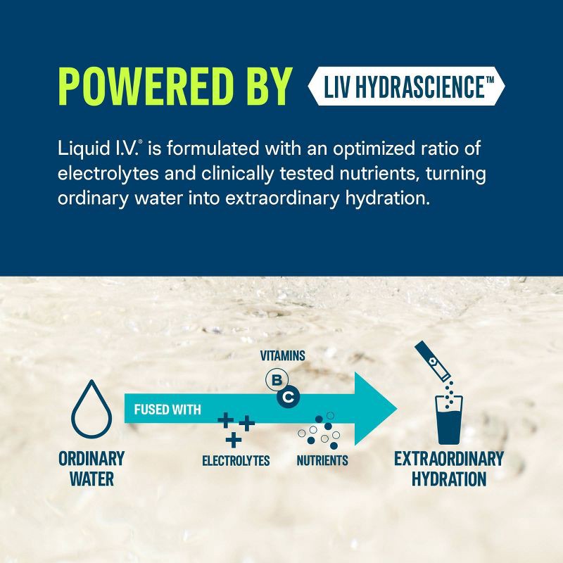 slide 7 of 11, Liquid I.V. Hydration Multiplier Vegan Powder Electrolyte Supplements - Acai Berry - 0.56oz each/10ct, 0.56 oz, 10 ct