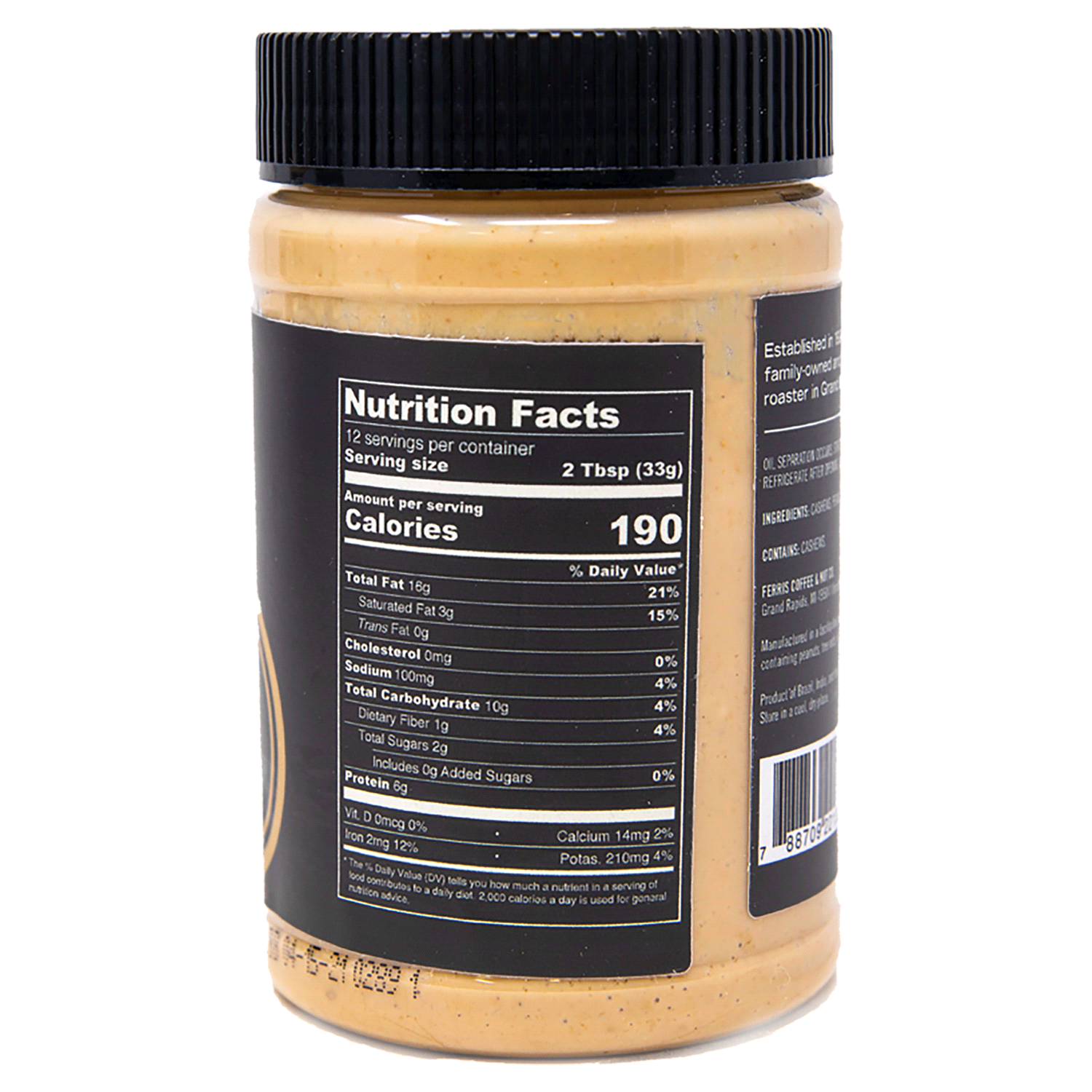 slide 3 of 3, Ferris Nut Co. All Natural Peanut Butter 14 oz, 14 oz