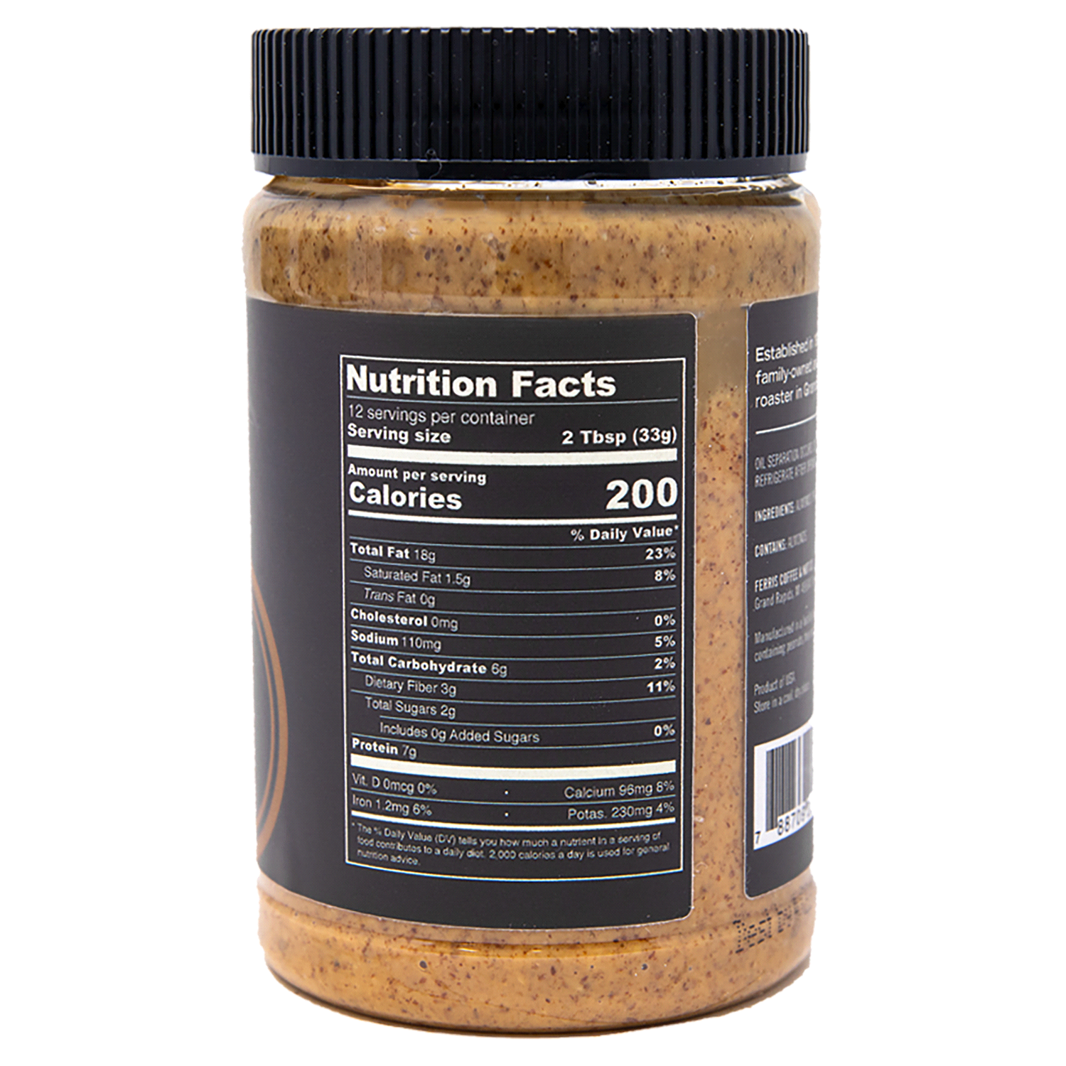 slide 3 of 3, Ferris Nut Co. All Natural Almond Butter 14 oz, 14 oz