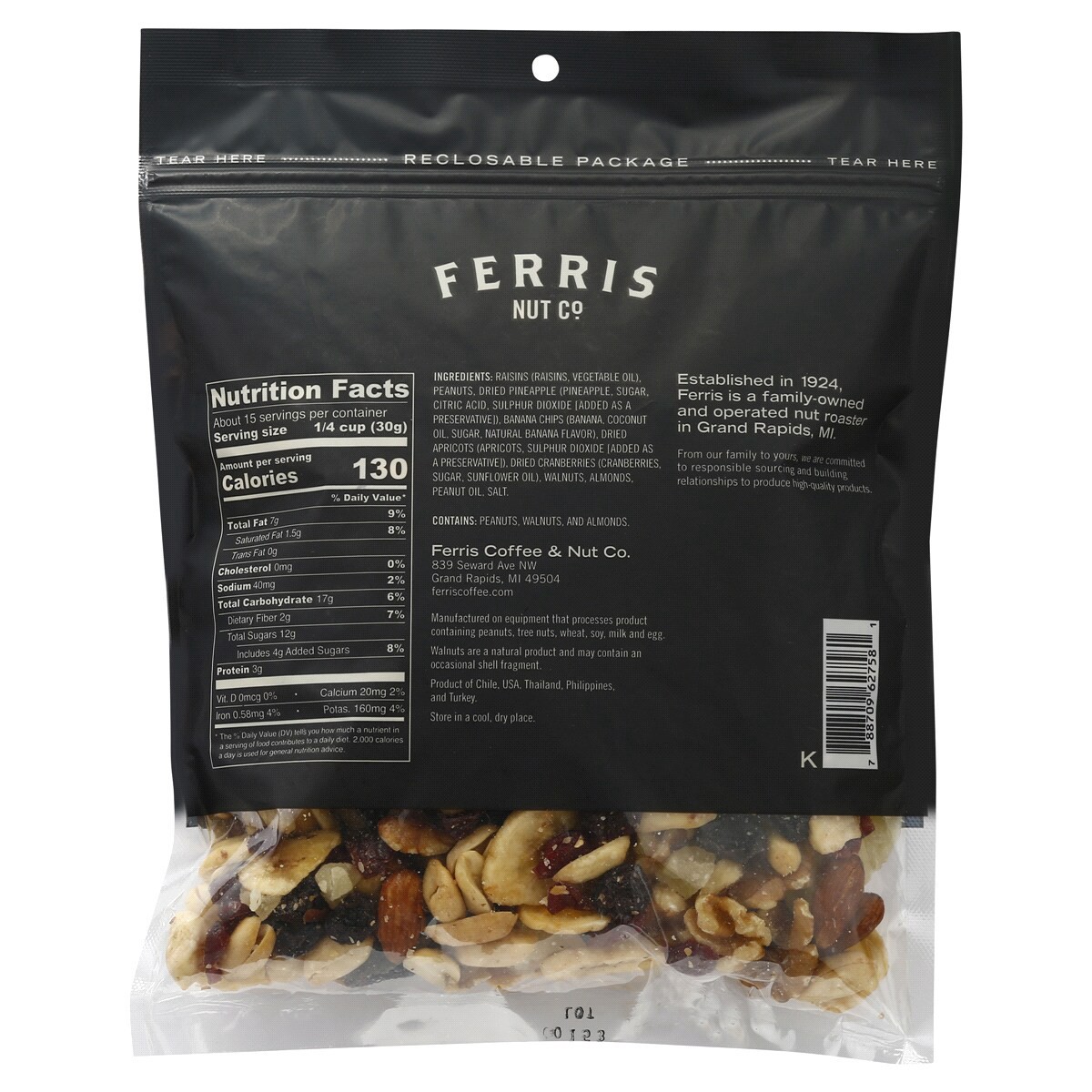 slide 2 of 2, Ferris Coffee & Nut Co. Ferris Nut Co. Tropical Trail Mix, 16 oz