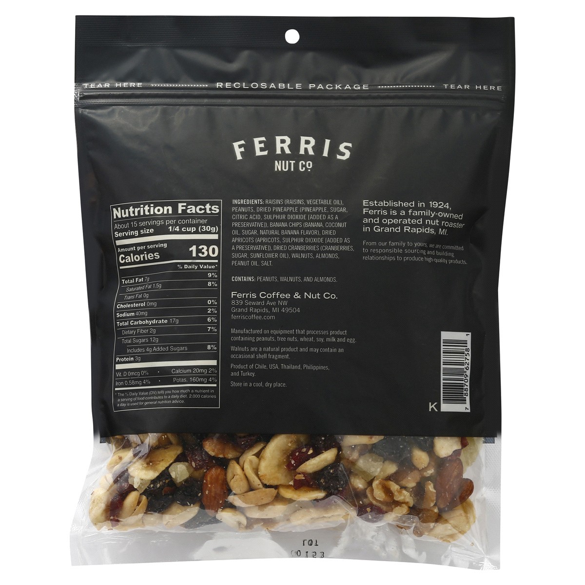 slide 2 of 5, Ferris Coffee & Nut Co. Ferris Nut Co. Tropical Trail Mix, 16 oz