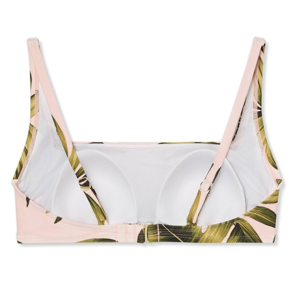 slide 8 of 8, Women's Square Neck Bikini Top - Kona Sol Light Pink XL, 1 ct