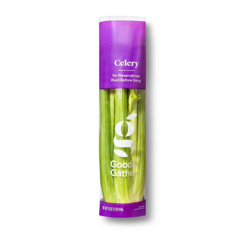 slide 1 of 4, Fresh Celery - 16oz - Good & Gather™, 16 oz