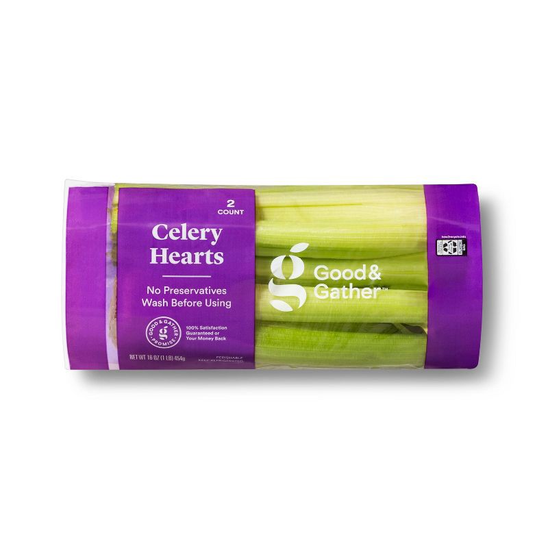 slide 3 of 4, Celery Hearts - 16oz/2ct - Good & Gather™, 2 ct; 16 oz