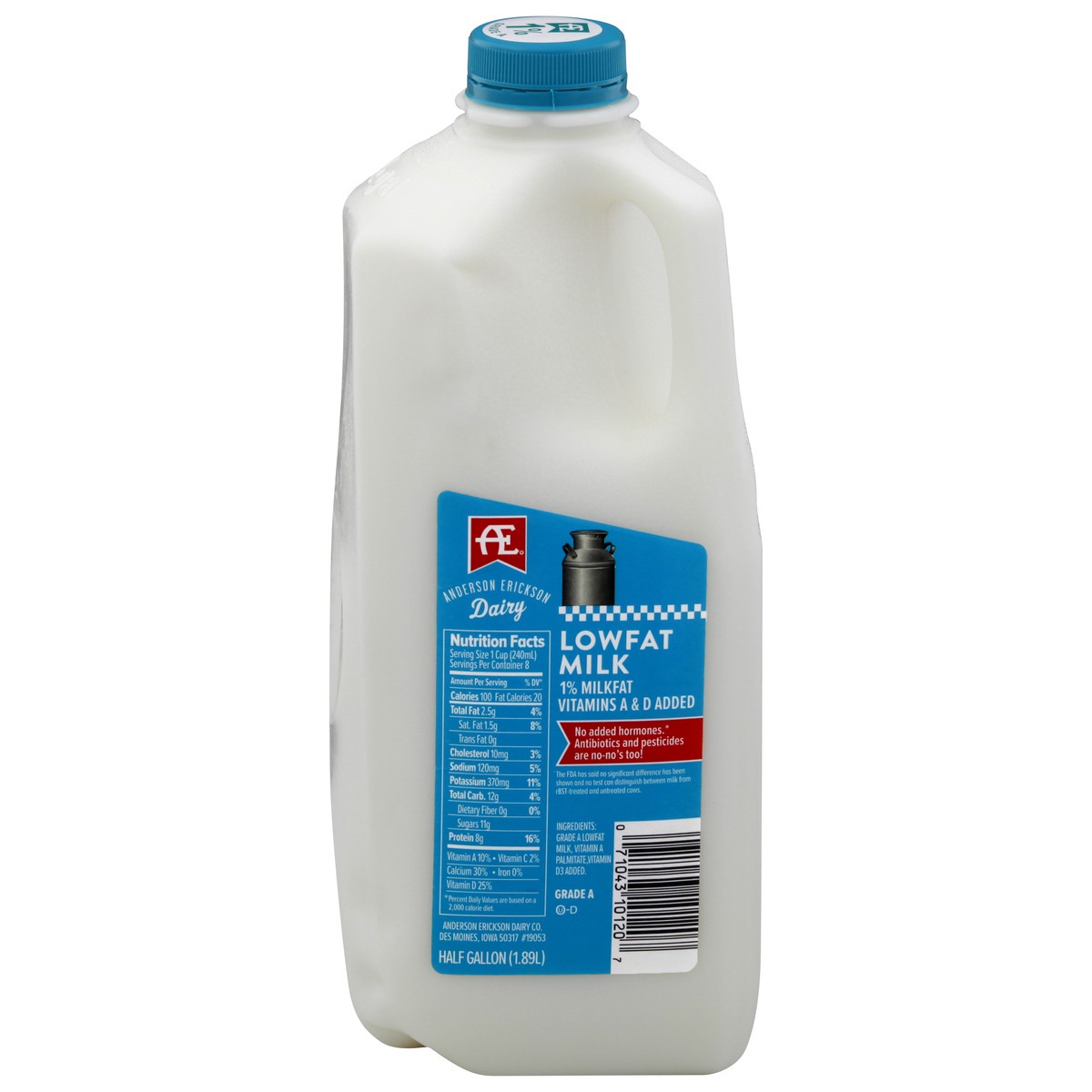 slide 1 of 9, Anderson Erickson Dairy Milk 0.5 gl, 1/2 gal