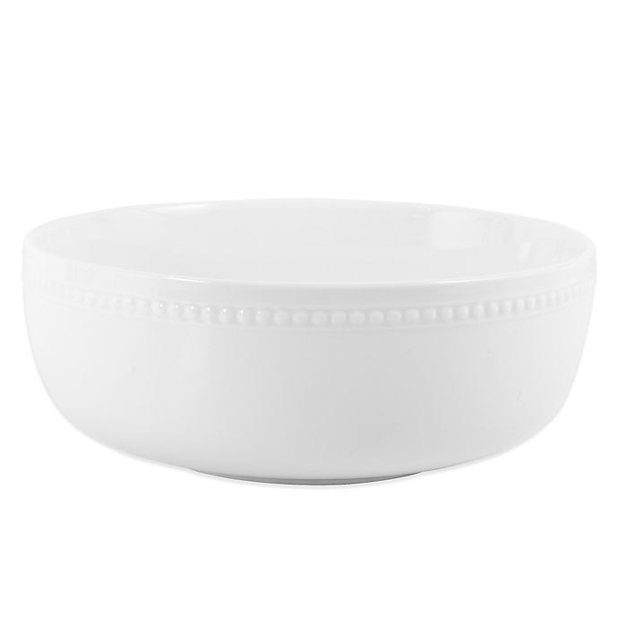 slide 1 of 2, Everyday White by Fitz and Floyd Beaded Serving Bowl, 1 ct