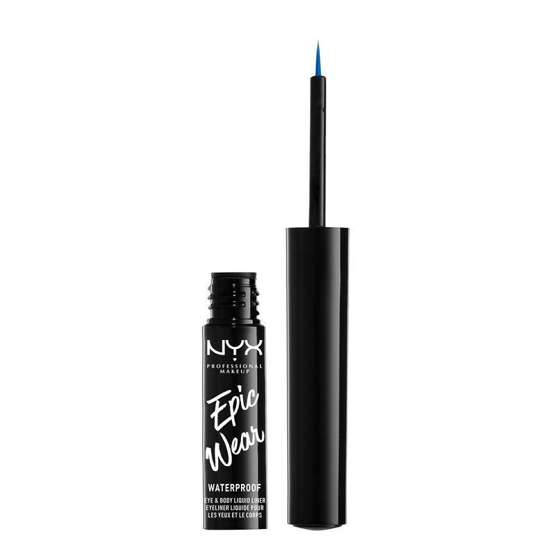 slide 1 of 1, NYX Professional Makeup Epic Wear Liquid Liner Long-lasting Waterproof Eyeliner - Blue - 0.12 fl oz, 1.2 oz