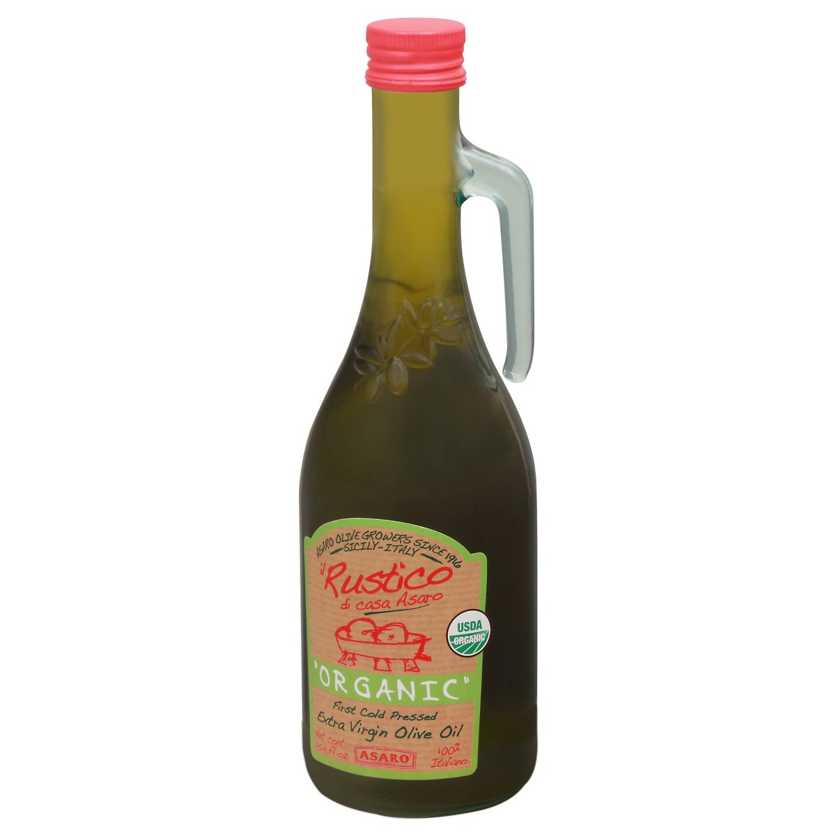 slide 4 of 9, Il Rustico Di Casa Asaro Organic Extra Virgin Olive Oil 25.4 fl oz, 25.4 fl oz