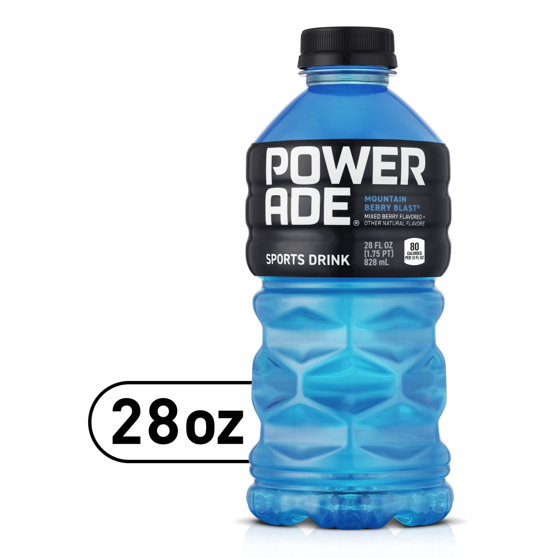 slide 1 of 2, Powerade Mountain Blast Sports Drink - 28 fl oz Bottle, 28 fl oz