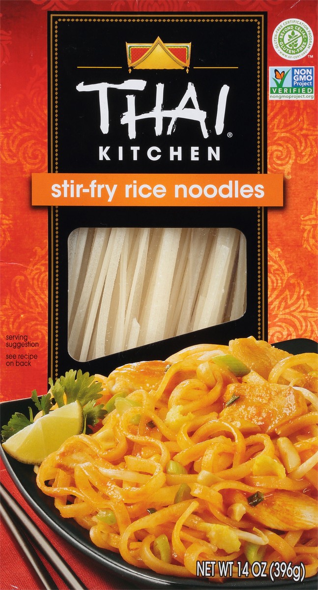 slide 8 of 9, Thai Kitchen Gluten Free Stir Fry Rice Noodles, 14 oz, 14 oz