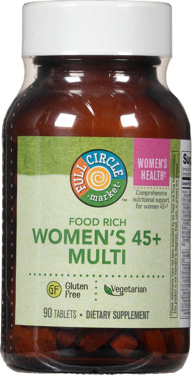 slide 8 of 9, Full Circle Market Full Circle Womans 45+ Multi, 90 ct