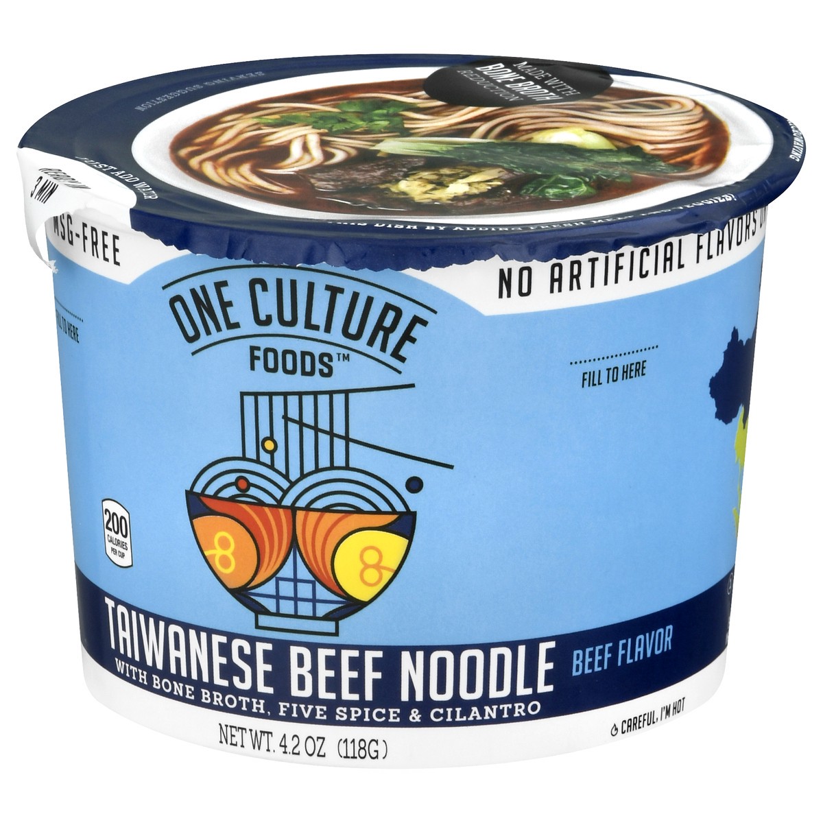 slide 7 of 13, One Culture Foods Taiwanese Beef Noodle 4.2 oz, 4.2 oz