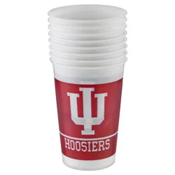 Indiana Hoosiers University Plastic Cups