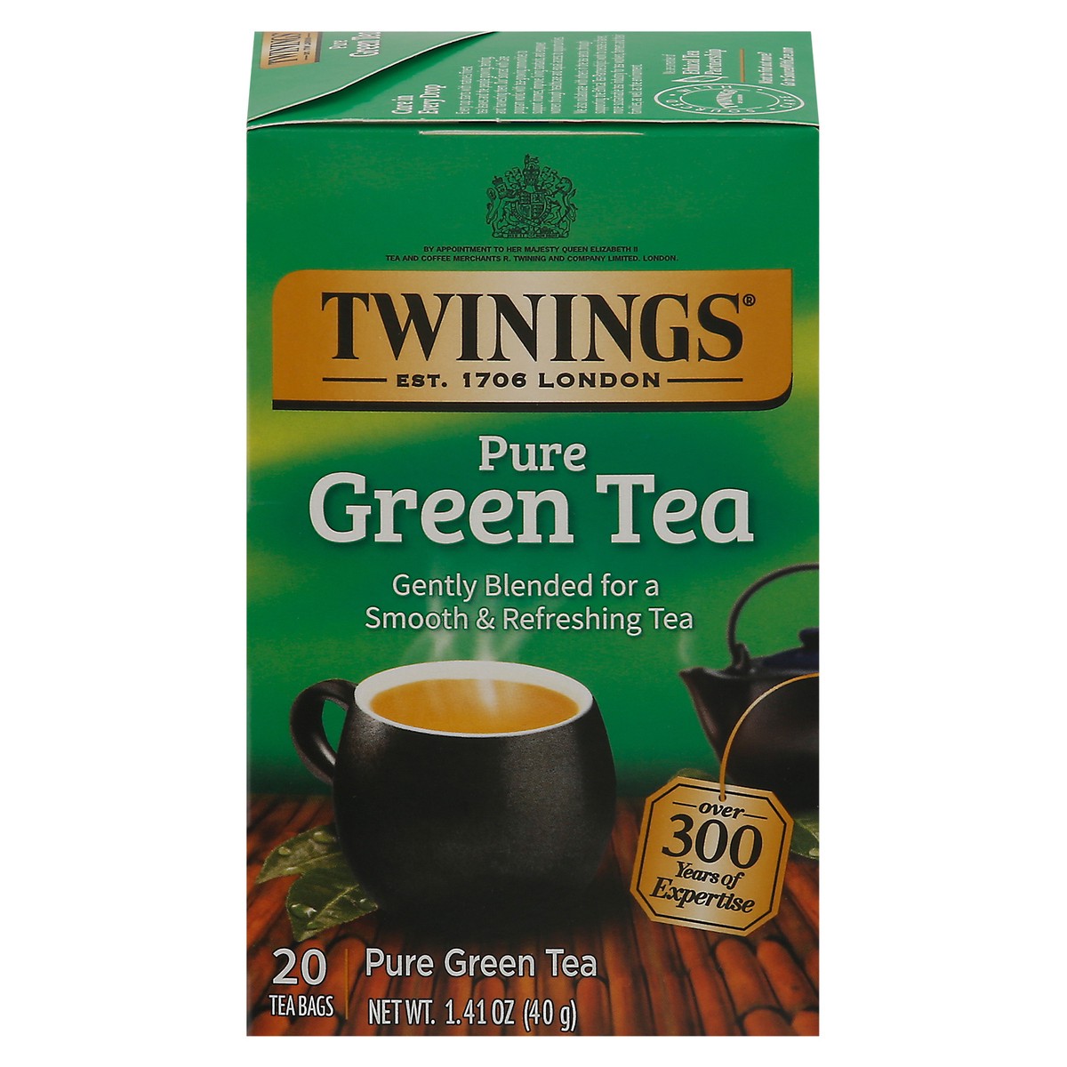 slide 1 of 9, Twinings of London Green Tea, 20 ct; 1.41 oz